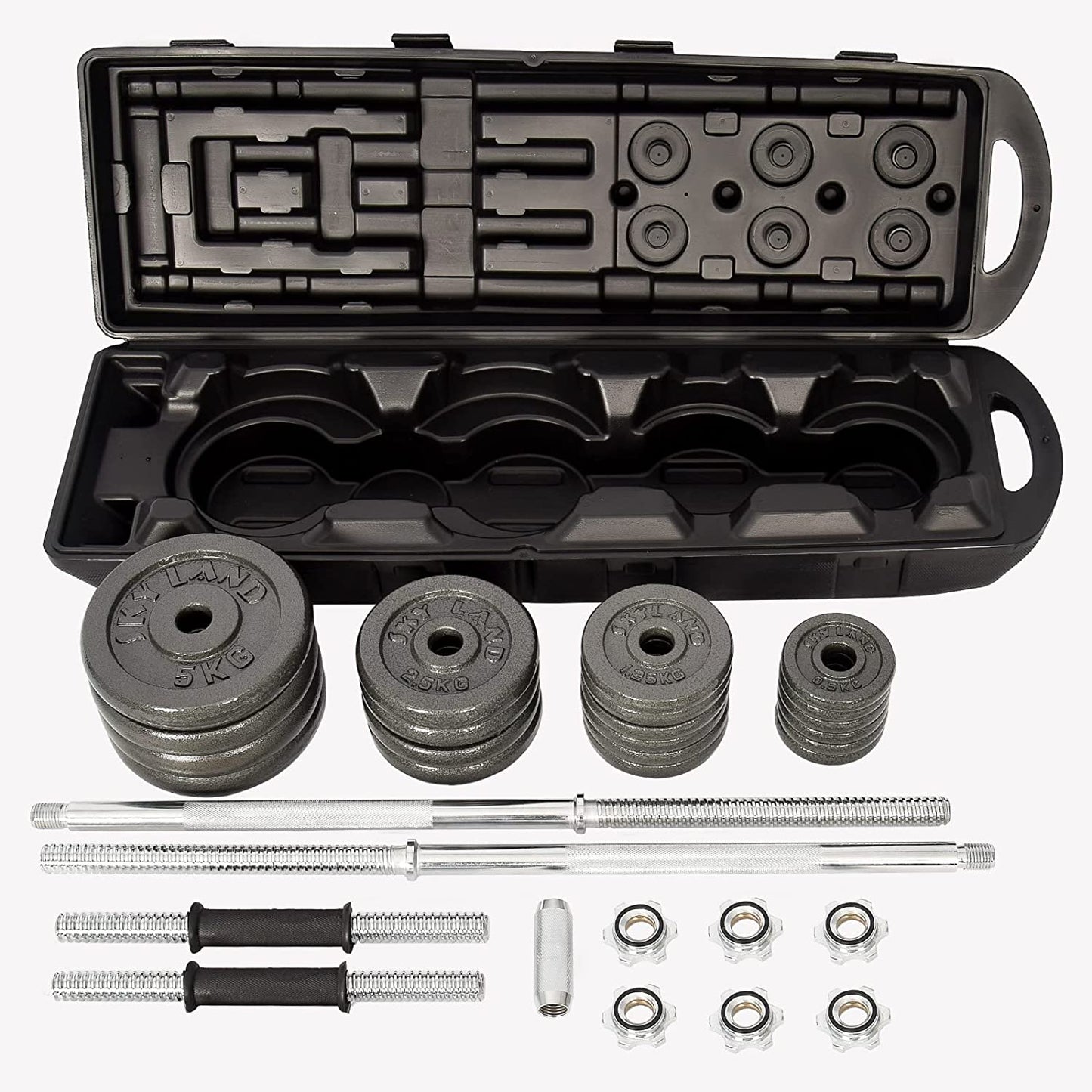 50kg Cast Iron Dumbbells Set