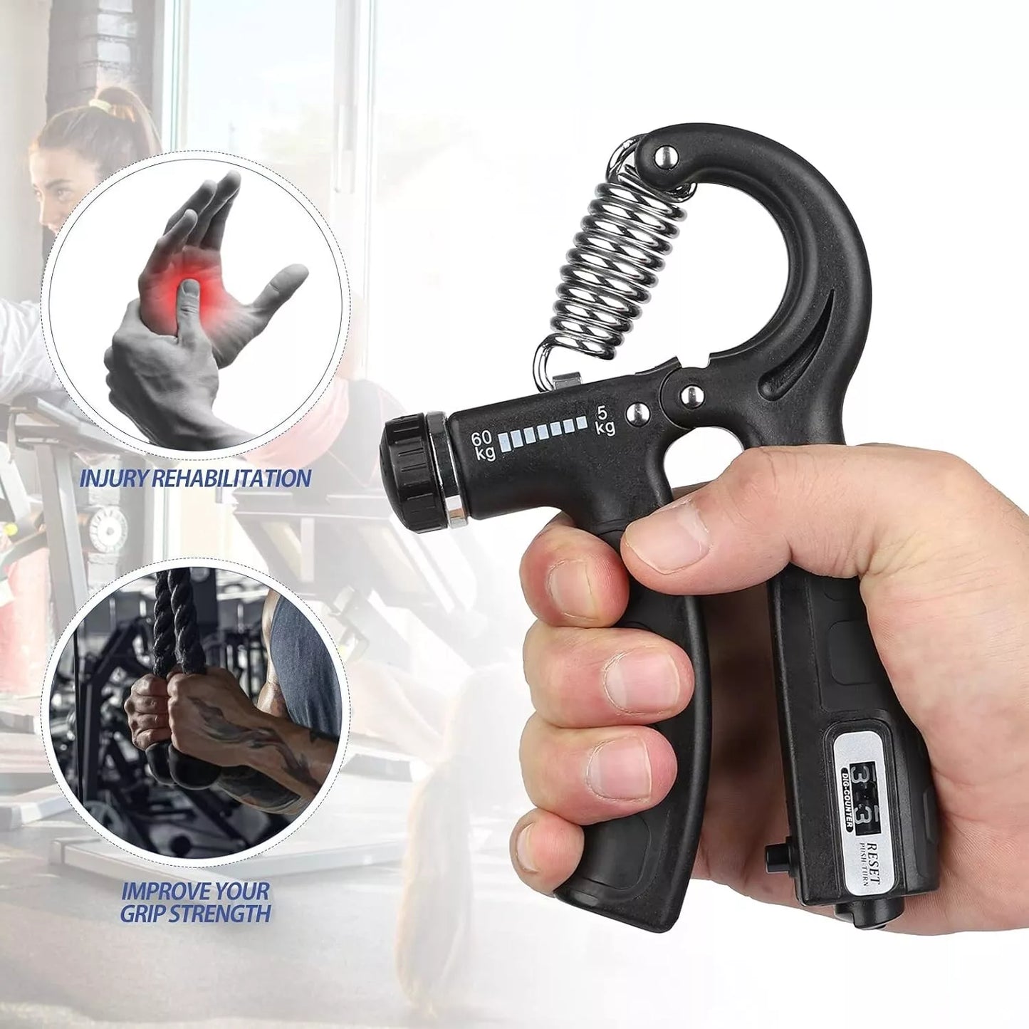 Adjustable Hand Grip Strengthener