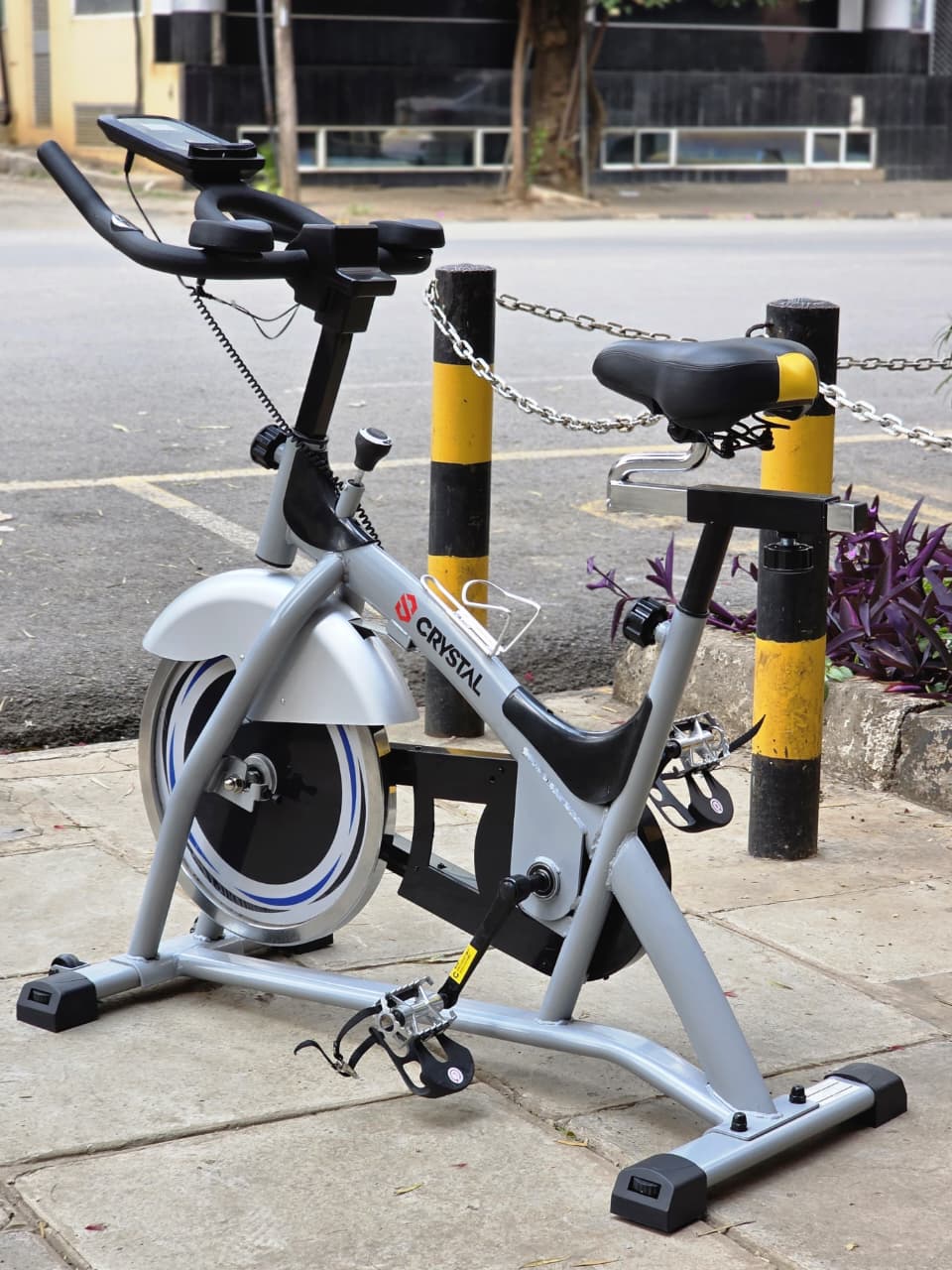 Heavy Duty Domestic Spin Bike (Crystal / Ancheer SJ-3373)