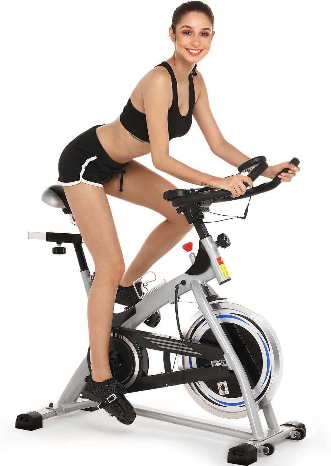 Heavy Duty Domestic Spin Bike Crystal SJ-3373