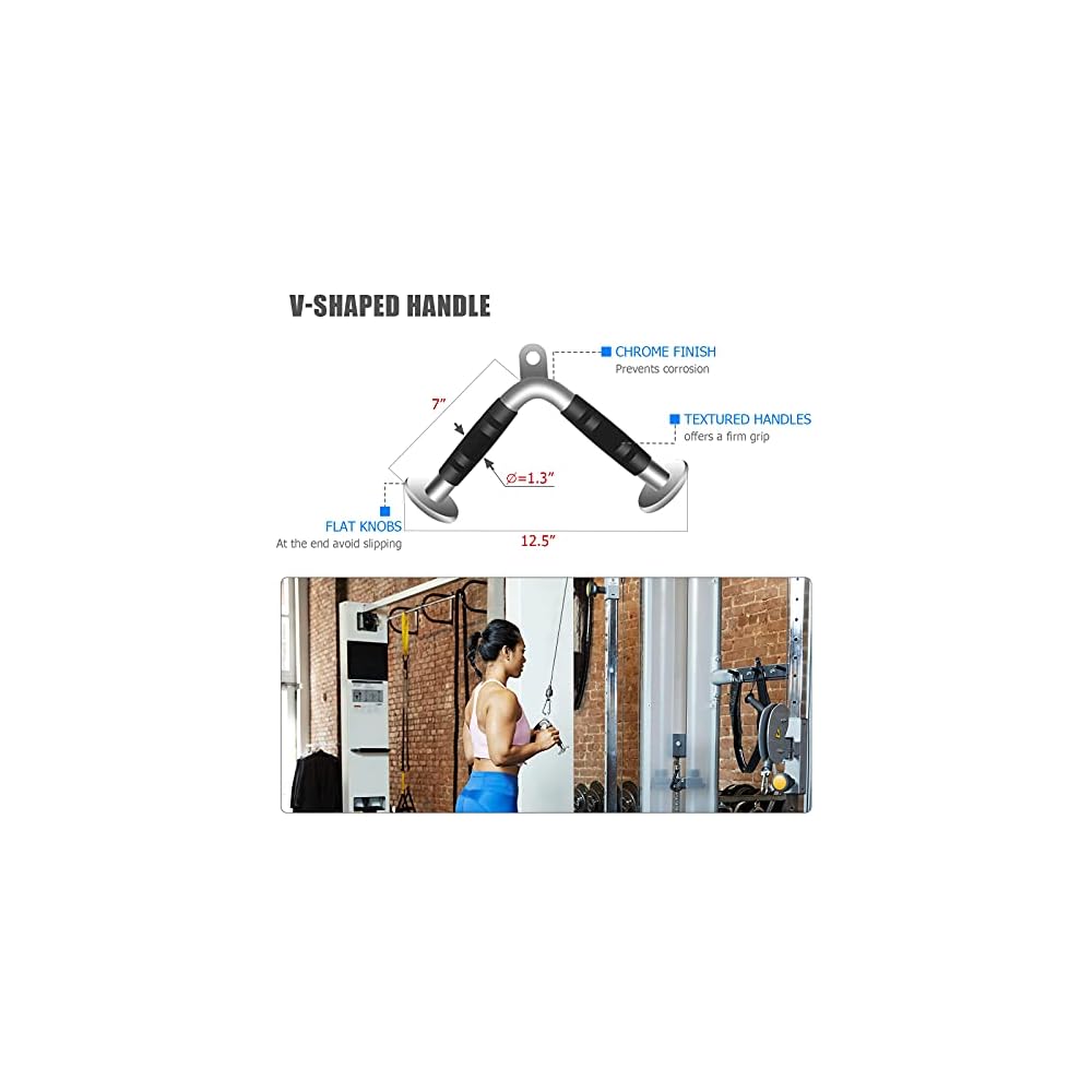 LAT Pulldown Attachments Cable Machine Accessories (Whole package)