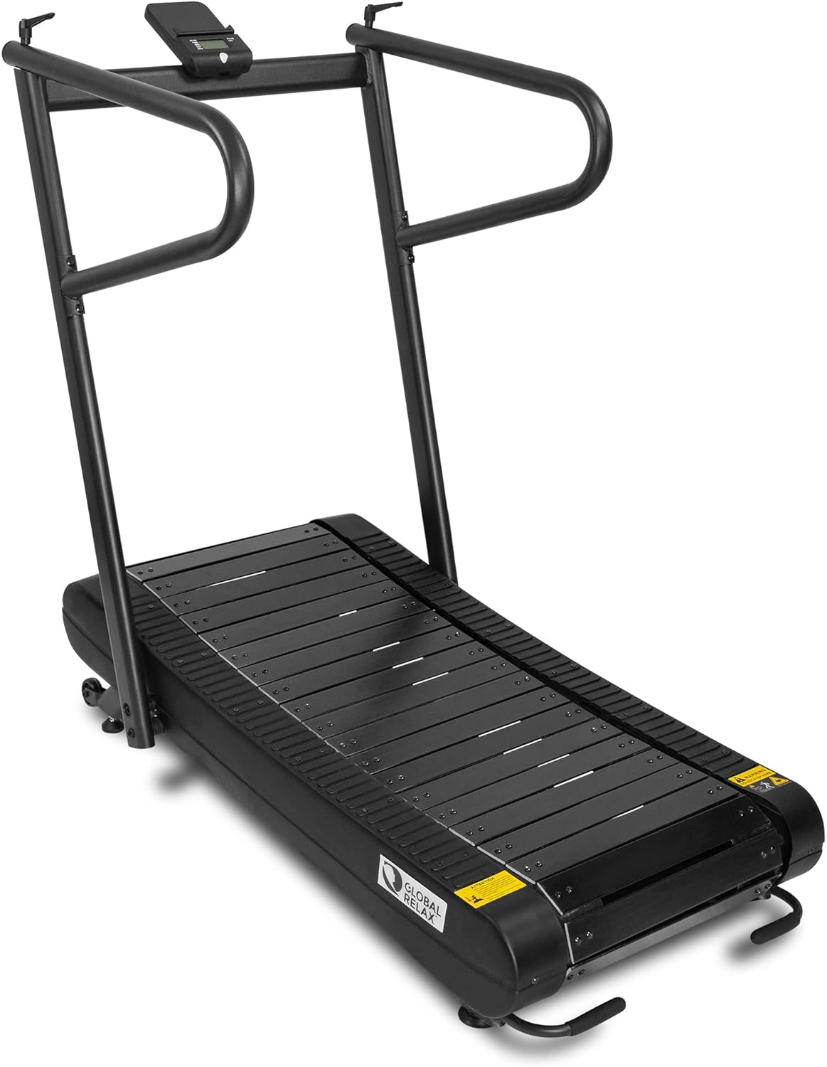 Curved Manual Treadmill Self Powered No Electricity Home Use