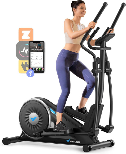 MERACH Elliptical Cross trainer Exercise Machine for Home