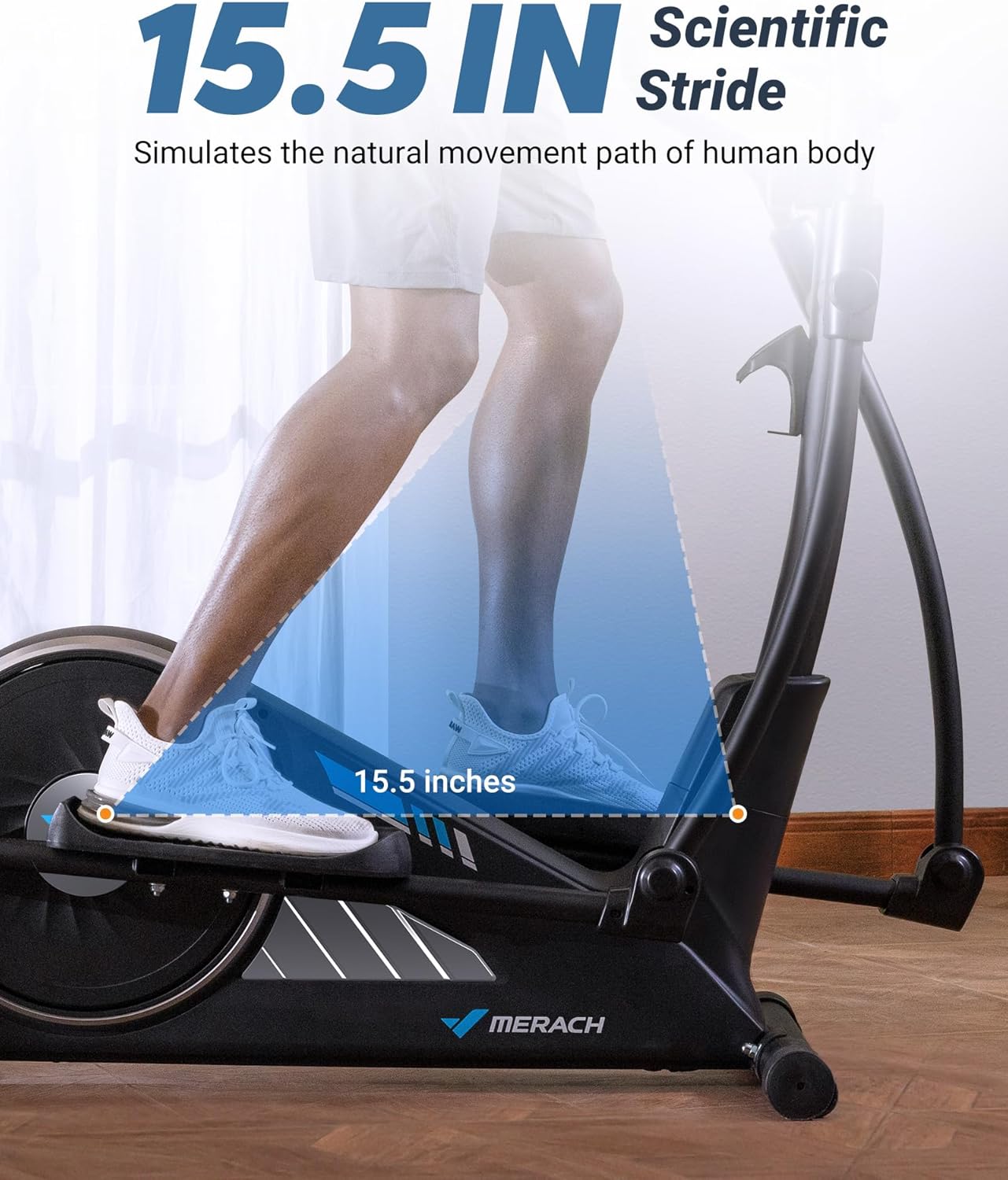 MERACH Elliptical Cross trainer Exercise Machine for Home