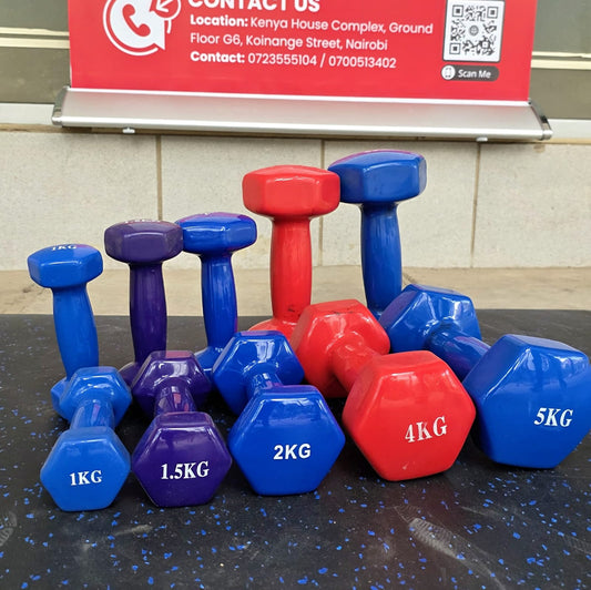 Neoprene Vinyl Aerobic Dumbbells (1-5KGS)