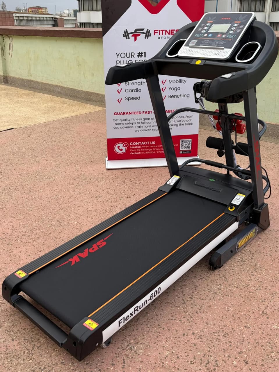 Spak FlexRun-600 Multifunctional Treadmill