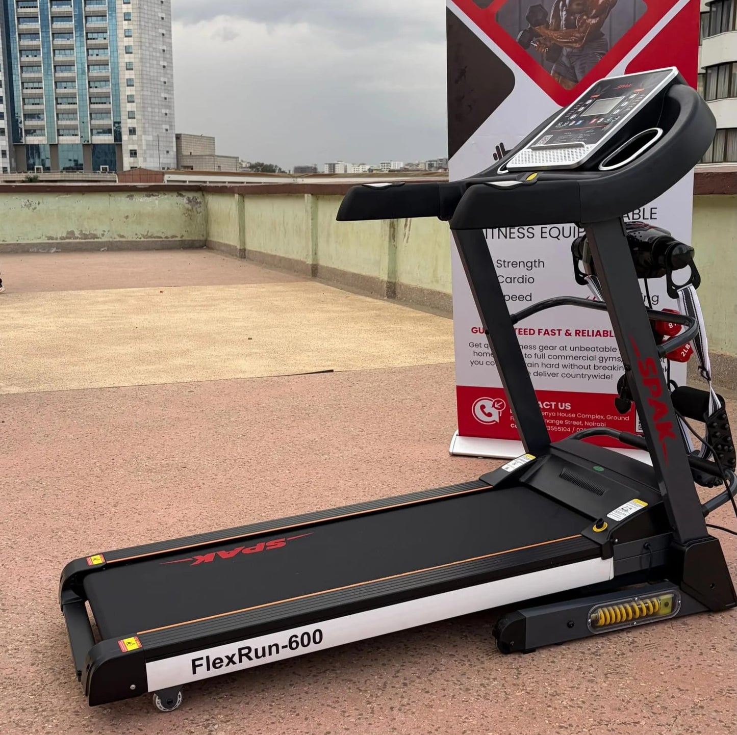 Spak FlexRun-600 Multifunctional Treadmill