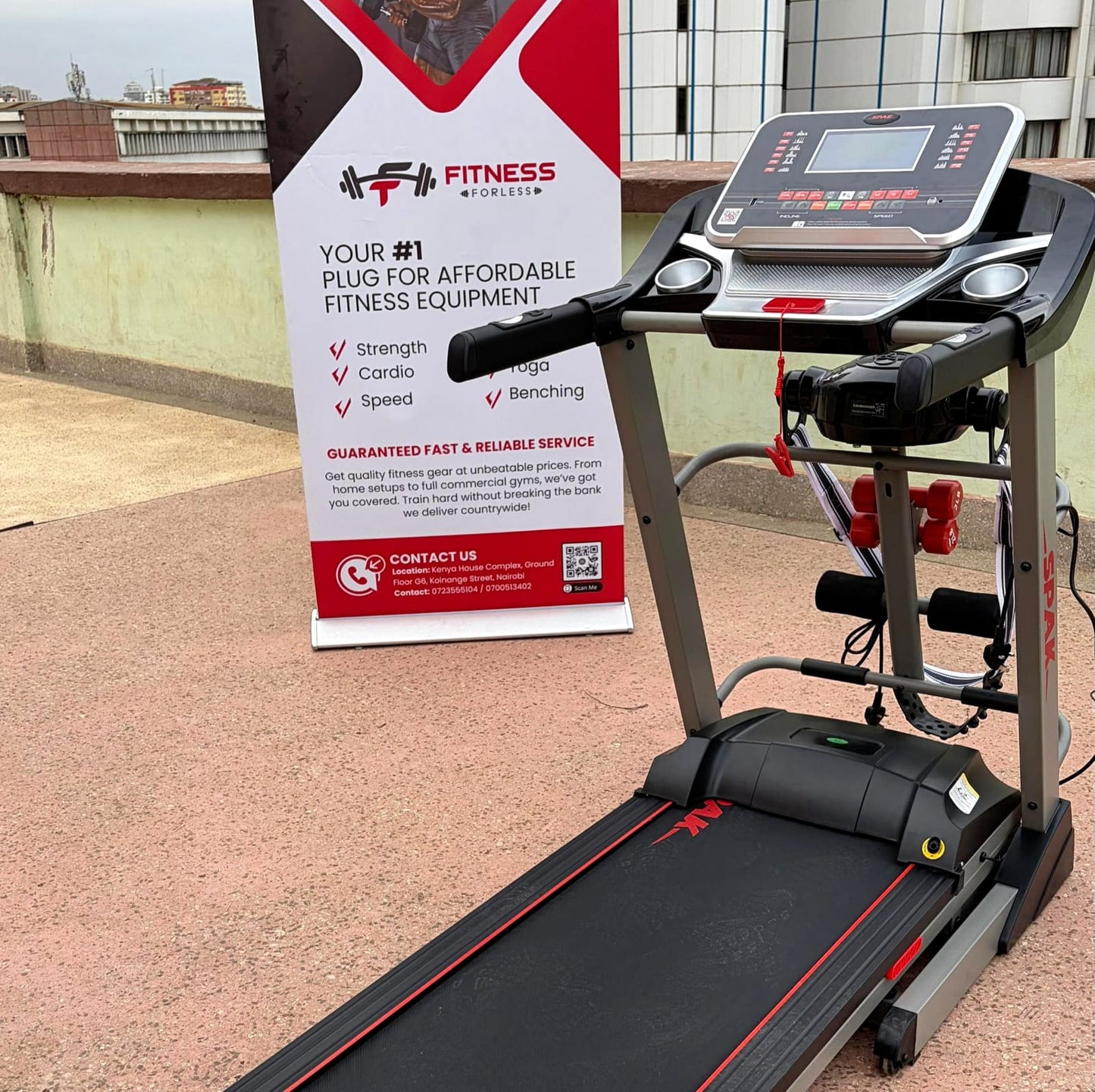 Spak Flexrun-700 Multi-Functional Treadmill